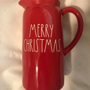 Rae Dunn merry Christmas Pitcher